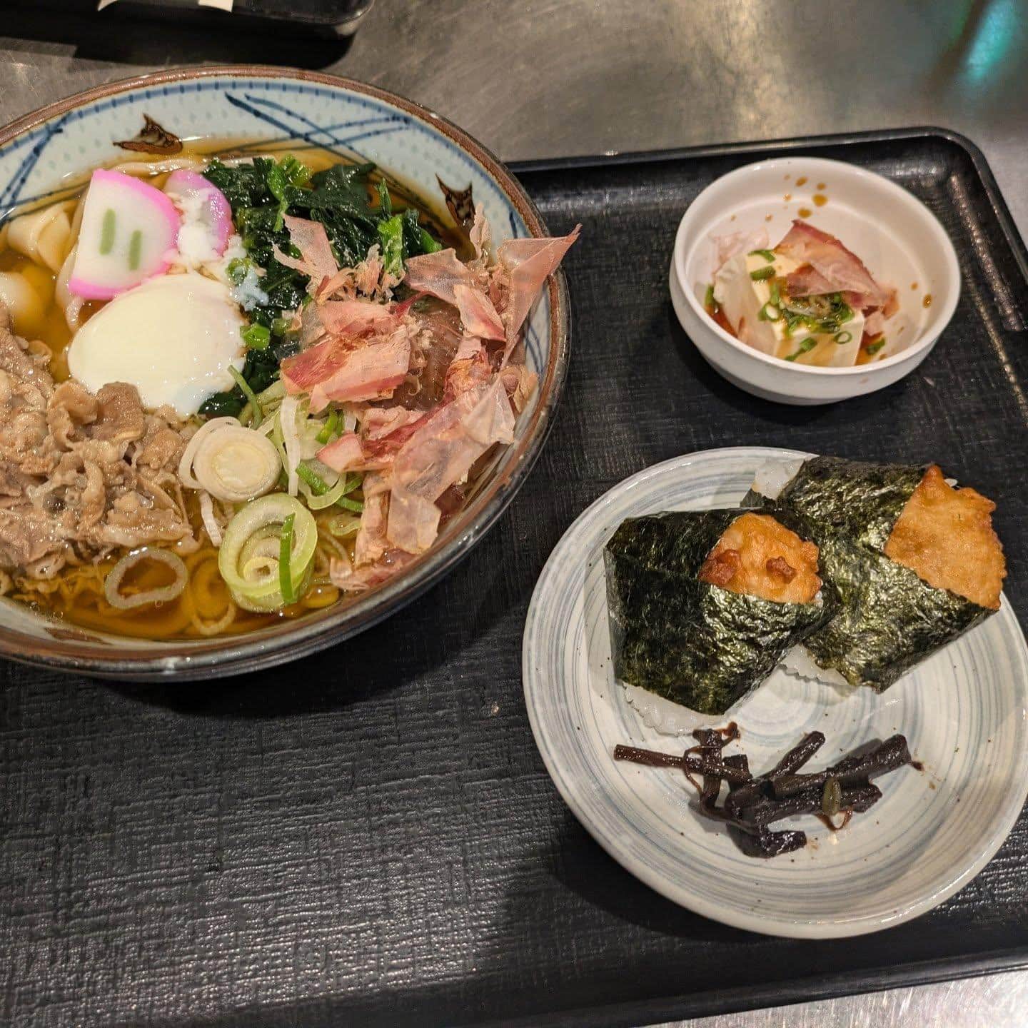 肉玉きしめんセット